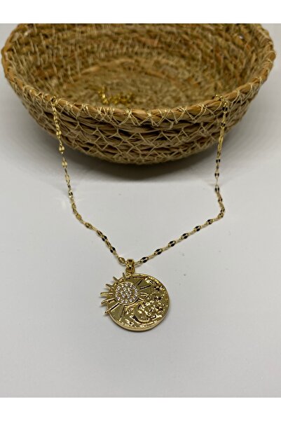 BusradanDesign قلادة فولاذية موديل بلاك سولار 45 سم