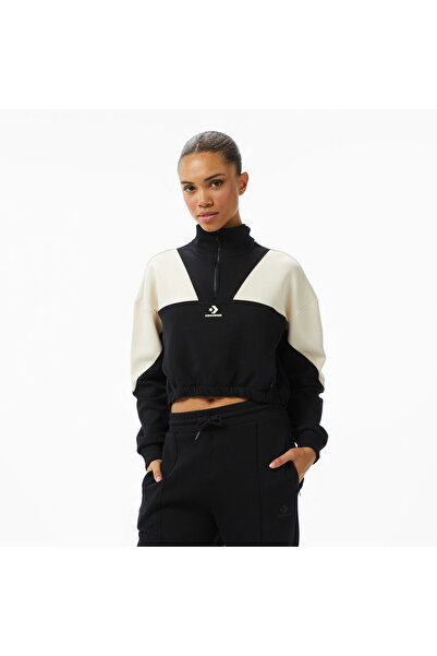 Converse Kadın Siyah Sweatshirt