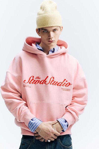 Pull & Bear STWD Studio kapüşonlu sweatshirt