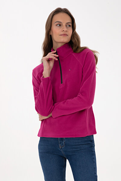 U.S. Polo Assn. Women's Fuchsia Sweatshirt 50316714-Vr023