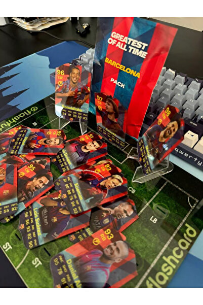 FLASHCARD Barcelona Legends – Greatest of All Time Pack (Set de 21 Mini carduri)