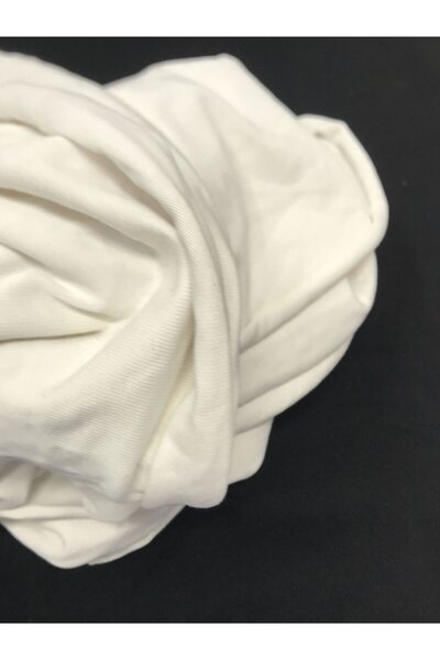 Yiğit Kumaş Tok Single Jersey Fabric, Piece 75X200 cm Cream Color