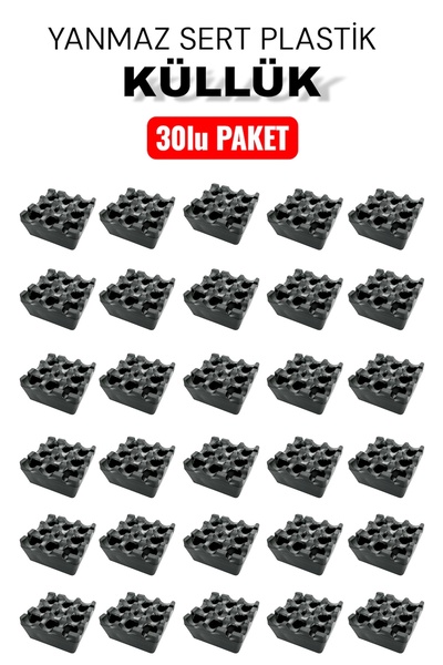 ZEDplast YANMAZ sert plastik küllük-30lu PAKET
