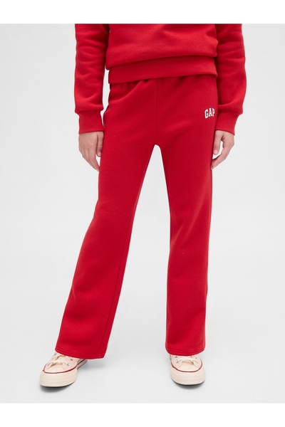 GAP Kız Çocuk Kırmızı Logo Eşofman Altı