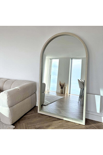 Muummirror 190x110 cm Ekstra Büyük Boy Ahşap Oval Boy Aynası - Özel Ölçü Boy ...