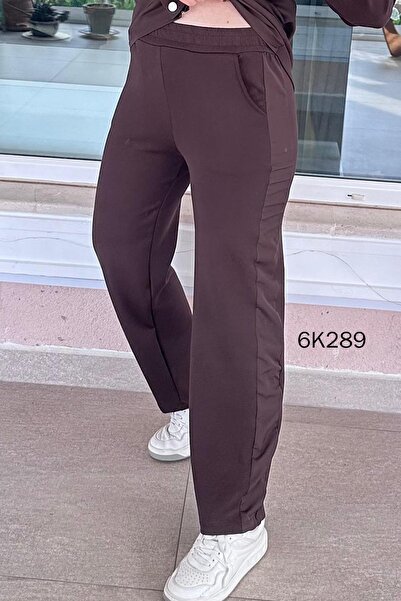 İnce Topuk Modal Fabric Parachute Paneled Set 6K289