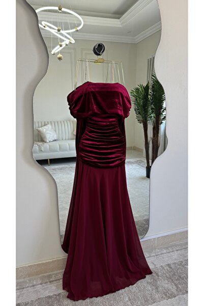 qmhafst velvet bodice dress