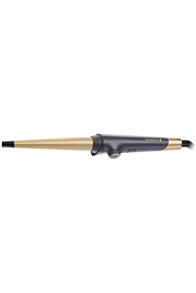 Remington CI5805 Sapphire Luxe Hair Curler, 200C, Ceramic Coating, Cold Tip, Gold/Navy Blue