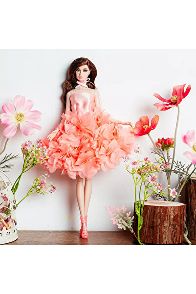 Takumi Set imbracaminte, Rochie, pantofi, colier, Louise, Roz Somon, +3 ani