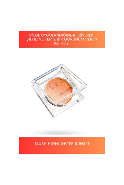 LUSS Blush Highlighter- Sunset