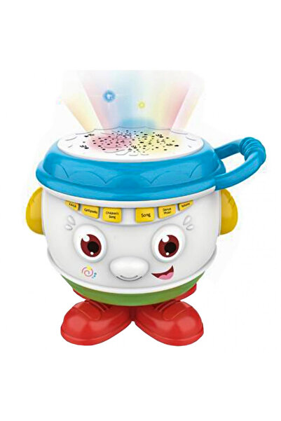 MalPlay Musical toy for children, Malplay, interactive drum model with sounds and LED lights, rotating base