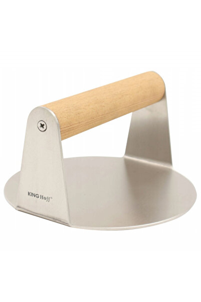 Kinghoff Presă pentru burgeri KH 1878, Oțel inoxidabil, Ușor de spălat, Diame...