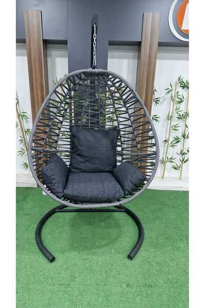 tandoganconsept Makrome El Örgülü Hamak Salıncak / Salıncak