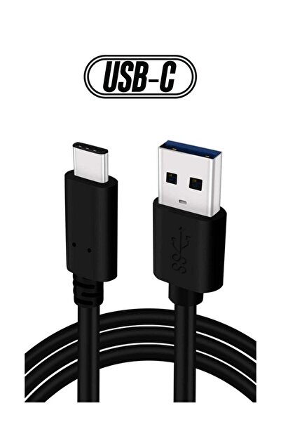 Generic Type-C Data Sync Charging Cable Black