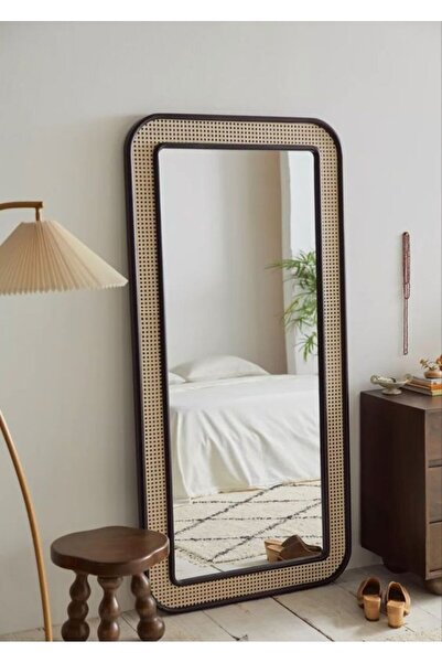 Muummirror Hasır Dekoratif Duvar - Hazeran Örgülü Boy - Retro Boy Aynası-39