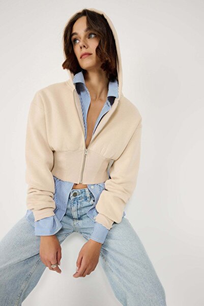 No Matter What Kapuzenpulli mit Reißverschluss