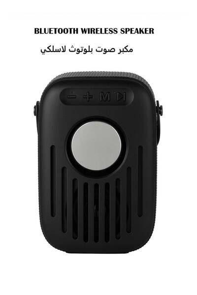 Generic Portable Bluetooth Speaker HiFi Portable Wireless Stereo Sound Speaker Micro TF Card USB AUX FM Radi