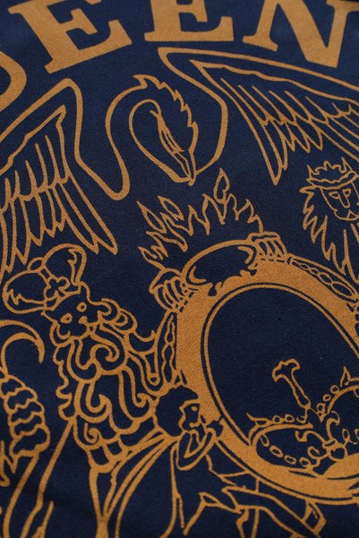 Overdrive Queen Tour 75 Vintage Unisex Navy Blue 3 Thread Sweatshirt