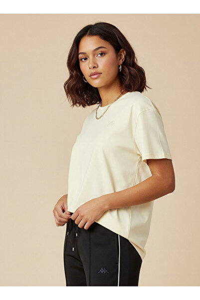 Kappa Women Logo Embroidered Stretchable T-shirt