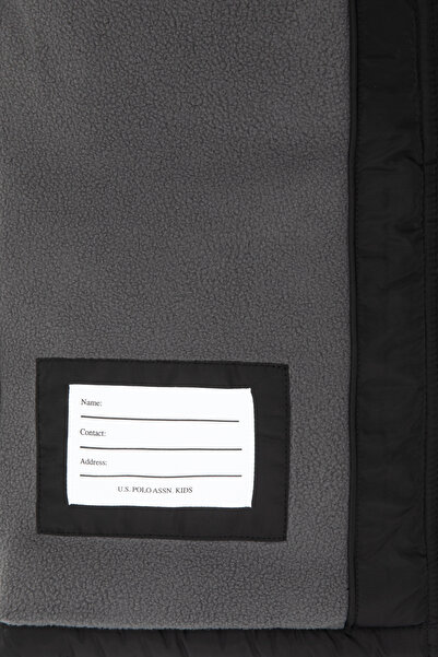 U.S. Polo Assn. Boy's Black Coat 50312105-Vr046