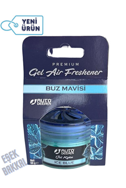 AutoDeepen Buz Mavisi Premium Oto Jel Koku Araba Parfümsü Jel Koku