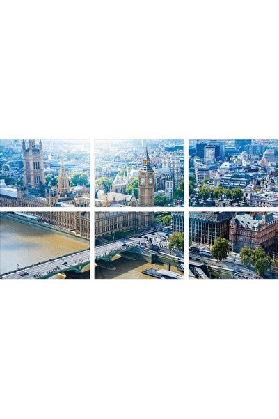 Sasb 6-piece Frameless Wall Art Multicolor 40x30cm