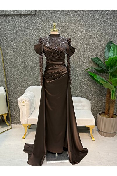 E&A Eren Abiye DRAPELI TESETTUR PELERINLI BALIK ABIYE