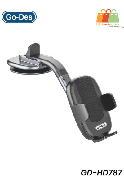 Go-Des GD-HD787 360 Degree Rotating Car Phone Holder Mount with Suction Cup