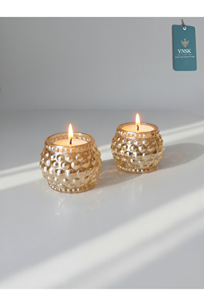 YNSK Luxury | Bubble | 2 'li Mumluk ve Tealight Mum Tutucu