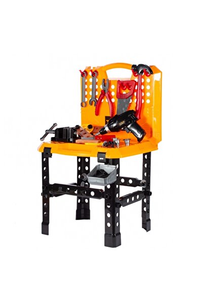 MalPlay Portable workbench set with tools in a suitcase