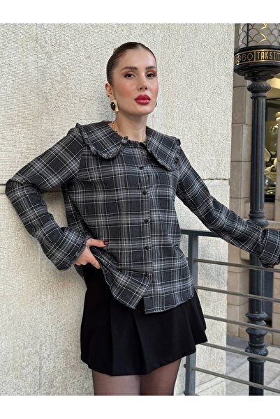 YK FASHION Bebe Yaka Gömlek