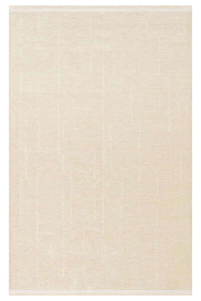 Eko Halı Liza Kilim Liz 02 Beige Yumuşak Tuşeli Çamaşır Makinesinde Yıkanabil...