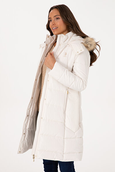 U.S. Polo Assn. Women's Cream Coat 50308001-Vr256