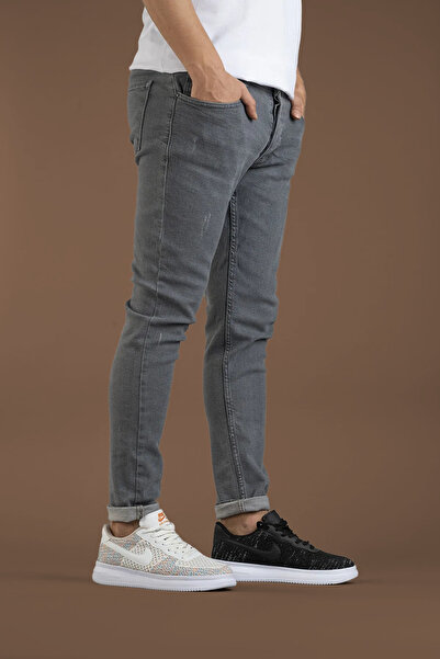 bombe Men's Slim Fit Lycra Treaded Jeans