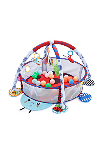 Kikka Boo Covoraș de joacă multifuncțional Lady Bug cu 30 de bile