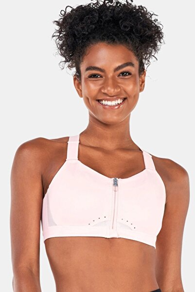 Nike Dri Fit Alpha High Support Padded Zip Front Sports Bra Kadın Fermuarlı S...