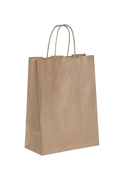 Parti Adresi Büküm Saplı Çanta 45x50x12 Cm Kraft 25'li
