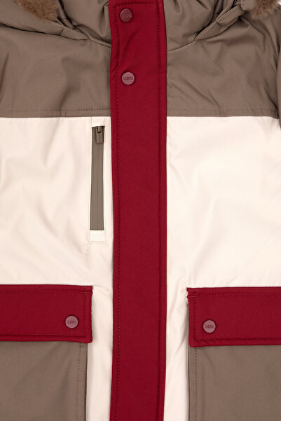 U.S. Polo Assn. Boy's Khaki Coat 50310541-Vr027