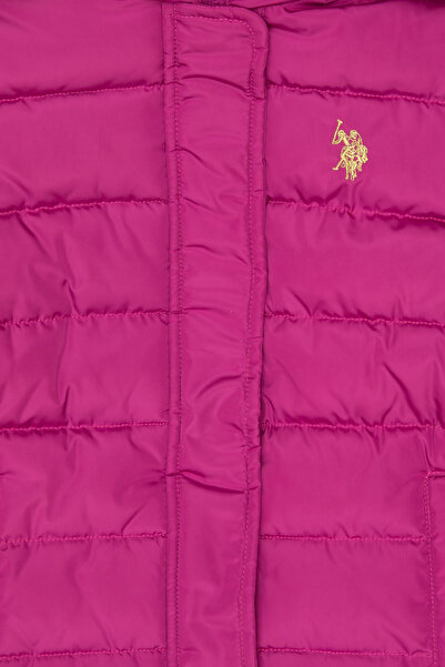 U.S. Polo Assn. Girl's Fuchsia Coat 50313175-Vr023