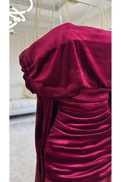 qmhafst velvet bodice dress