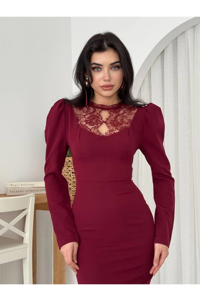 GENCULUS Port Lace Detail Dress