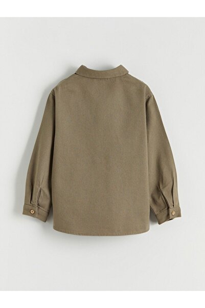 LC Waikiki Lcw Kids Basic Long Sleeve Boys Shirt and Pants 2-Piece