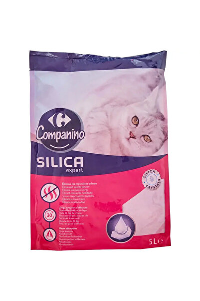 Carrefour Asternut pentru pisici Silicat Gel Carrefour, 5L