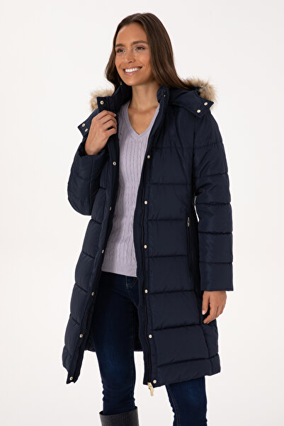 U.S. Polo Assn. Women's Navy Blue Coat 50308001-Vr033