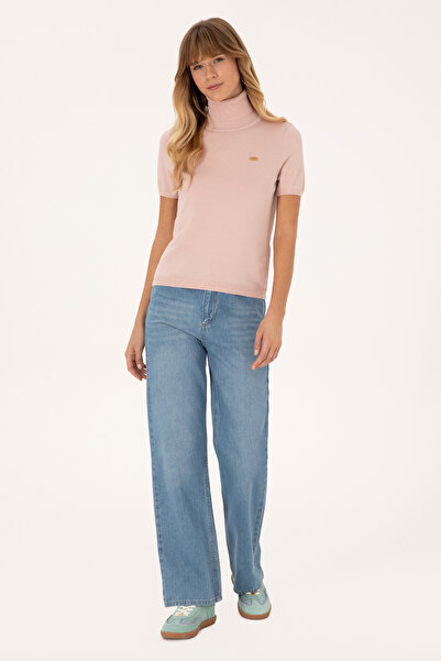 U.S. Polo Assn. Women's Powder Turtleneck Sweater 50314835-Vr042