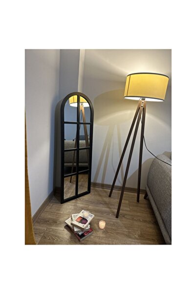 Muummirror Pencereli Ahşap Boy Aynası - 170x60 cm