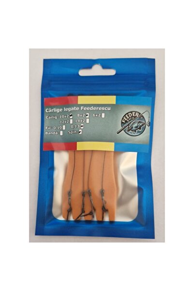 OEM Feederescu tied curved fishing hooks m8 and m10 with barb