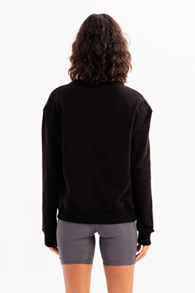 JUSTEVER Damen-Sweatshirt-Trainingsoberteil mit Rundhalsausschnitt und normaler Passform