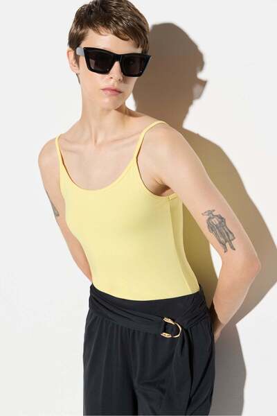 No Matter What Stretch-Top mit dünnen Trägern 01015