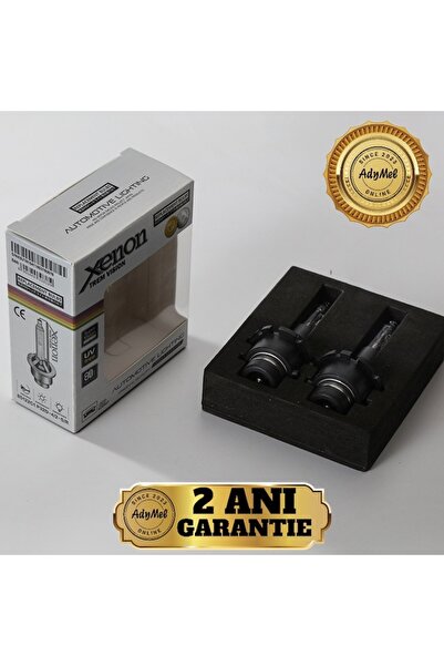 AdyMel Xenon Bulbs D2S/D2R for Car Headlights, set of 2, 35W, 6000K, 4500LM